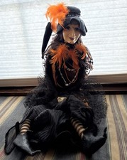 Katherine's Collection BABA YAGA WITCH Doll Wayne Kleski VTG Halloween picture