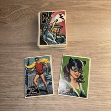 Lot Of 37 1966 Topps Batman Robin Boy Wonder Catwoman Sinister Rookie Low Grade picture