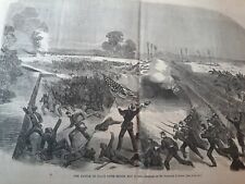 Civil War Newspapers- Harpers Weekly- JACKSON,MS., CHAMPIONS HILL, NEGRO TROOPS picture