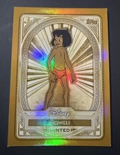 2025 Topps Disney Mint MOWGLI #84 Gold Refractor #25/50 Collectors Card picture