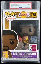 Magic Johnson Funko Pop 2022 Basketball #78 PSA 9 Los Angeles Lakers picture