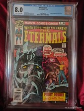 Eternals #1 30¢ Variant CGC 8.0 1976 Jack Kirby Key Bronze Age Marvel Newsstand picture