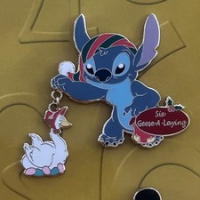 Disney Shopping Stitch 12 Days of Christmas LE 300 Pin Rare picture