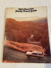 Vintage Chevrolet 1968 Family Travel Guide Original From Dealership picture