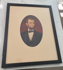 Vintage 1953 Limited Edition Print of President Abraham Lincoln Please Read picture