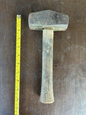 Vintage- Alltrade Inc. 3.3 Lb Drilling Hammer- Wooden Handle- picture