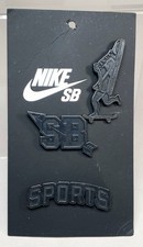 2017 Nike SB Heritage 86 Pin Set New On Card Black Out Skateboard Sneaker picture