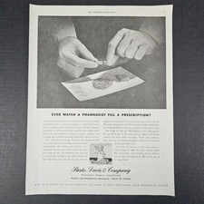 1945 Parke Davis & Company Vintage Print Ad Pharmaceuticals Biologicals Detroit picture