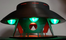 The Invaders UFO/Flying Saucer - Large - Landed w/ Stand & Lights picture