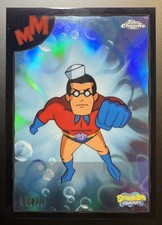 2025 Topps Chrome Spongebob BARNACLEBOY Black Refractor /10 - Mermaid Man picture
