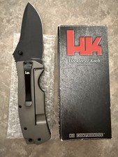 Heckler & Koch HK CONSPIRACY 14201BT Knife Black RARE DISCONTINUED NEW picture