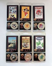 Disney Decades Coins Lot 6 New Sealed 1926-1997 Super Vintage Rare  picture
