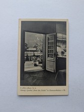 Assmannshausen Ansichtskarte Gasthof Unter den Linden gelaufen Feldpost 1941 picture