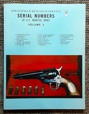 Springfield Research Service Volume 3 Antique Gun Serial Numbers picture