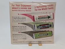 1930s Wrigleys Gum Advertising Promo Display Spearmint Juicy Fruit Doublemint picture