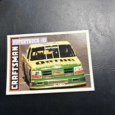 Jb98a￼ Craftsman Card Sears Roebuck 1995/96 #9 Super Truck 21 Tobey Butler picture
