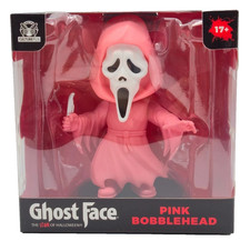 PINK SCREAM GHOST FACE  Bobblehead Pink Scream Horror Action Figure NEW IN BOX picture