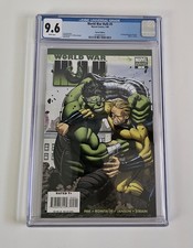 WORLD WAR HULK #5 CGC 9.6 NM, 1st App of Skaar, vs. Sentry, Romita Variant Cvr picture