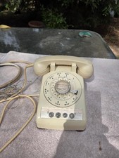 Rare Color 1955 Western Electric Ivory 544 4 button Rotary Dial Telephone picture