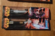 New STAR WARS Anakin / Darth Vader LIGHTSABER + Obi-Wan Kenobi LIGHTS SOUNDS-3FT picture