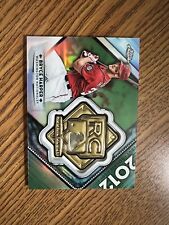 2018 Topps Chrome Bryce Harper Rookie Debut Medallion 91/99 Green Refractor picture