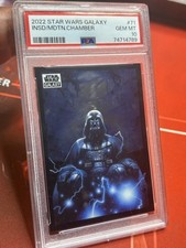 Topps 2022 Star Wars Galaxy Inside the Meditation Chamber #71 Darth Vader PSA 10 picture