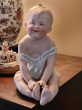 Antique  Large Gebruder Heubach Bisque Porcelain Piano Baby picture