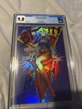 Devils Deviants #4 CGC 9.8 Jamie Tyndall Super Girl Virgin Foil Cover picture