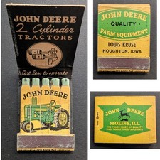 Feature Matchbook John Deere Tractor Dealer Louis Kruse Hougton IA picture