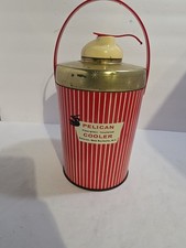vintage Pelican Fiberglass Insulated Cooler made by Poloron Products 1950’s Red picture
