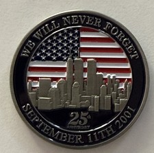 FBI WFO Washington Field Office 9/11 25th Anniversary Challenge Coin picture