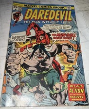 Vintage 1976 Marvel Daredevil #129 Comic Book 25¢ Man-Bull Cover Bronze Age picture