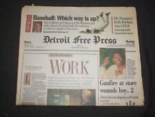 1994 JULY 11 DETROIT FREE PRESS NEWSPAPER - BASEBALL: WHICH WAY IS UP? - NP 7684 picture