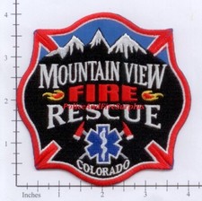 Colorado - Mountain View Fire Rescue CO Fire Dept Patch picture