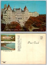 Continental New York State Capitol Albany Niagara St Lawrence Power Postcard picture