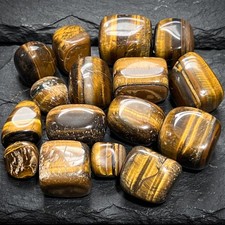 Tigers Eye Tumbled Stones (By The Piece or Pound) Genuine Mineral picture