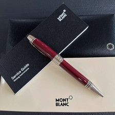 HOT DEAL Montblanc John F Kennedy Burgundy Red Ballpoint Pen Luxury Gift NIB picture