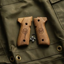Shard Collectible Beretta 92FS/96 Walnut Wood Pistol Grips Tactical EDC Kit picture