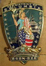 USS District of Columbia SSBN 826 USN Navy Submarine Service Challenge Coin picture