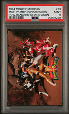 1994 Power Rangers: The New Season #53 Mighty Morphin Power Rangers PSA 9 Mint picture