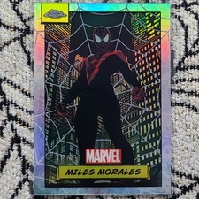 2024 Topps Chrome Marvel Miles Morales Spiderweb Refractor /399 picture