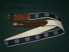 Classic Men's St. Lawrence University Webbed Belt Size 42 Grosgrain Never Worn picture