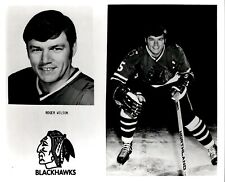 PF5 Original Photo ROGER WILSON 1974-75 CHICAGO BLACK HAWKS NHL HOCKEY DEFENSE picture