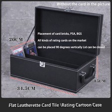 PSA/BGS Graded Card Organizer Box‑Holds 85+ Sports Cards Protective Storage Case picture