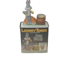 Looney Tunes Bugs Bunny Candle Holder Vintage 1980 Porcelain Warner Bros. picture