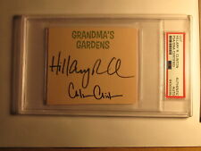 Hillary Clinton PSA/DNA Certified Autograph Signed Book Plate Slabbed picture