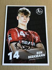 Ben Beekmann,  Germany 🇩🇪 Handball MT Melsungen 2021/22 hand signed  picture