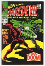 Daredevil 37 1968 Marvel Comics VG/F 5.0 Doctor Doom Karen Page Foggy Nelson picture