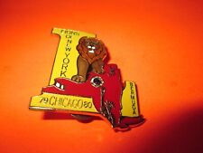 VINTAGE 1979 80 LIONS OF NEW YORK BERMUDA LIONS CLUB LAPEL PIN PINBACK picture