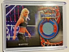 Maryse 2018 Topps WWE Wrestlemania 33 Event Used Mat Relic 62/199 Wrestling card picture